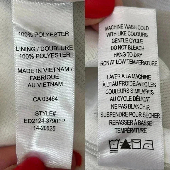 Ricki’s Blouse Sleeveless Peplum Halter  Neck Flowy Chevron Black White Size 0 - Picture 9 of 16